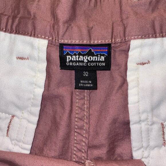 Patagonia Shorts Mens 32 Lightweight All-Wear Hemp Organic Cotton Blend 5” Pink - Picture 3 of 7